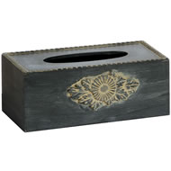 A/Q GREY TISSUE BOX