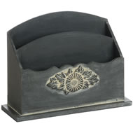 A/Q GREY LETTER RACK
