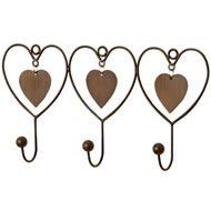  3  Way  Heart  Hooks