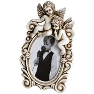  Oval  2  Cherub  Photo  Frame