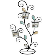  Starburst  3  Light  Candle  Holder