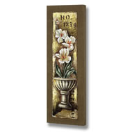  Handpainted  Flower  Urn  Canvas