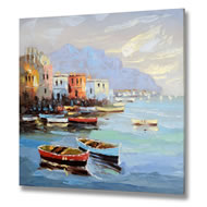  Handpainted  By  The  Sea  Canvas