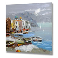  Handpainted  By  The  Sea  Canvas