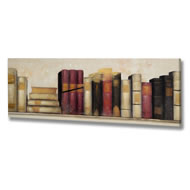  Handpainted  Books  On  Wood