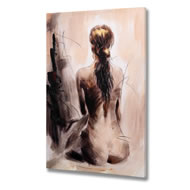  Handpainted  Woman  Canvas