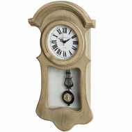  Traditional  Limed  Oak  Wall  Clock  With  Pendulum