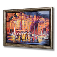  Handpainted  Venice  Scene  With  Frame