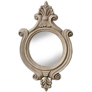  Traditional  Limed  Oak  Small  Round  Mirror