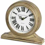  Traditional  Limed  Oak  Round  Table  Top  Clock