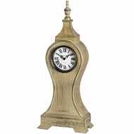  Traditional  Limed  Oak  Tall  Mantel  Clock