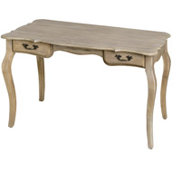  Traditional  Limed  Oak  2  Drawer  Desk