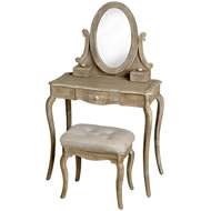  Traditional  Limed  Oak  Dressing  Table  Set
