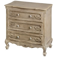  Traditional  Limed  Oak  3    Drawer  Large  Chest
