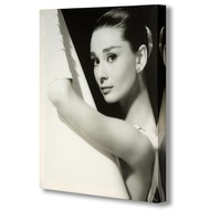  Audrey  Hepburn  In  Shower  Canvas
