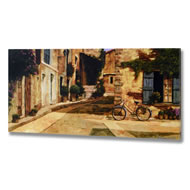 WINE BOTTLES ON CANVAS