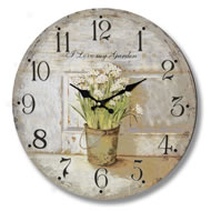  I  Love  My  Garden  Clock