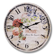  Home  Is  Where  The  Heart  Is  Clock