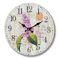  Lilac  Clock