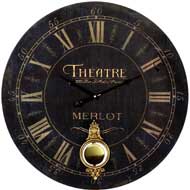 MERLOT PENDULUM CLOCK