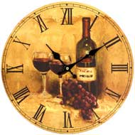 RED WINE CLOCK