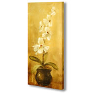 WHITE ORCHIDS CANVAS
