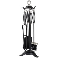 OPEN TWIST COMP. SET IN BLACK & BRUSHED STEEL SPECIAL OFFER