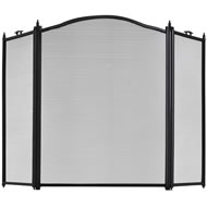  Black  Bargain  Three  Fold  Firescreen    Xx  Sale  Xx