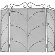  Heavy  Large  Silver  Ornate  Fire  Screen    Xx  Sale  Xx