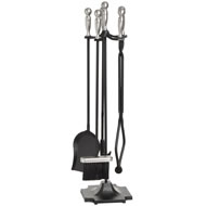  Large  Antique  &  Black  Heavy  Cast  Comp  Set    Xx  Sale  Xx