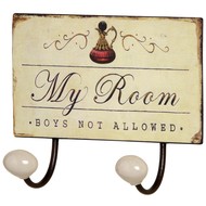 GIRL'S ROOM 2 WAY HOOKS