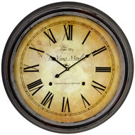 LE VIEUX MOULIN IRON WALL CLOCK