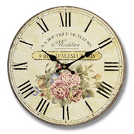  Rue  D'alesia  Paris  Wall  Clock