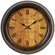 CHATEAU NOIR IRON WALL CLOCK