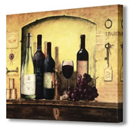 GLASS OF RED WINE CANVAS