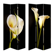 WHITE LILY CANVAS SCREEN