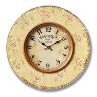  Boutique  Des  Fleurs  Clock