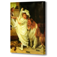 GIRL AND DOG CANVAS SPECIAL OFFER