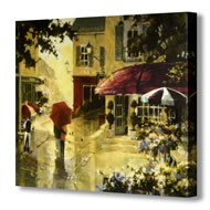  French  Street  Scene  Canvas