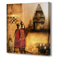 CARRYING WATER CANVAS
