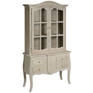  Amore  Limed  Large  Welsh  Dresser  With  Glazed  Top