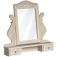  Amore  Limed  Dressing  Table  Mirror