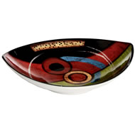 ABORIGINAL BOWL HANDPAINTED