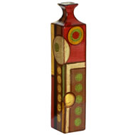 MANNES VASE HANDPAINTED