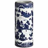  Oriental  Qing  Hua  Umbrella  Stand