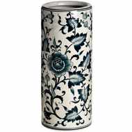  Dark  Blue  Leaf  Patterned  Umbrella  Stand