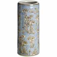  Light  Blue  Floral  Umbrella  Stand