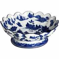  Oriental  Qing  Hua  Fruit  Bowl