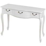  White  Room  3  Drawer  Console    Xx  Sale  Xx