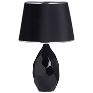 BLACK CERAMIC TABLE LAMP    SPECIAL OFFER